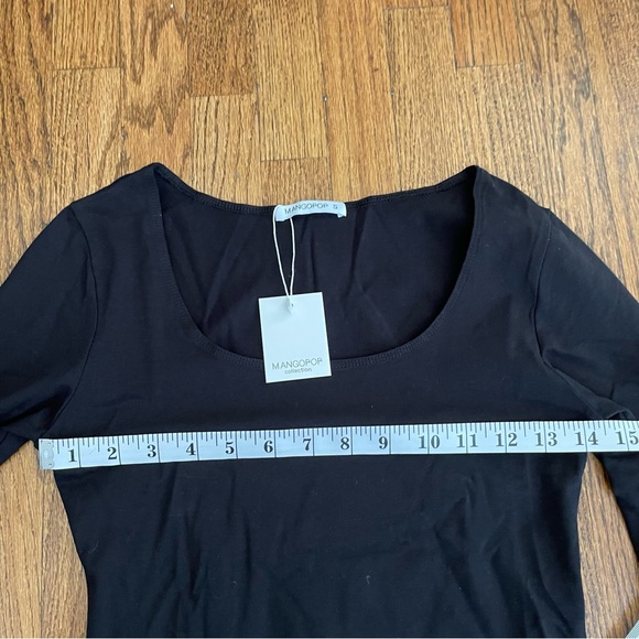 Long Sleeve Scoop Neck Tunic Tee - Picture 13 of 14